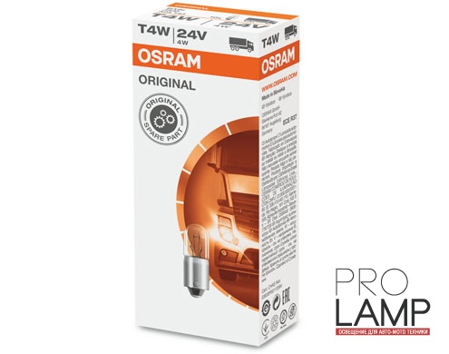 Галогеновые лампы Osram Original Line 24V, T4W - 3930-S (10 шт.)