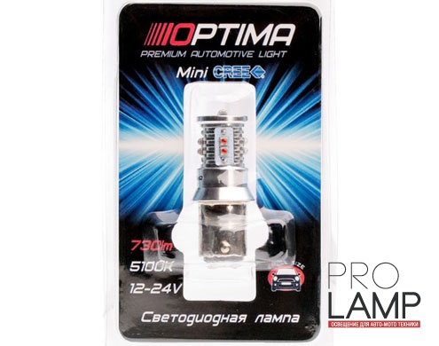 Светодиодные лампы Optima Premium MINI P21/4W RED