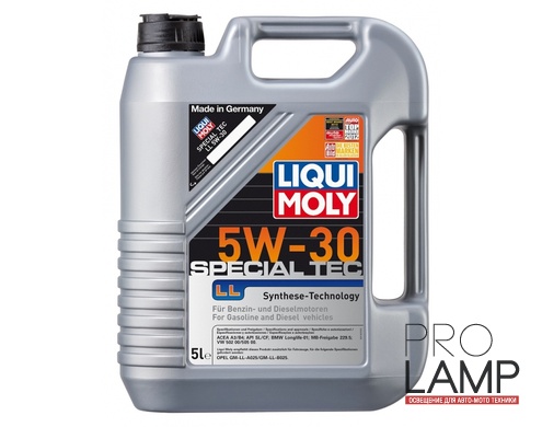 LIQUI MOLY Special Tec LL 5W-30 — НС-синтетическое моторное масло 5 л.