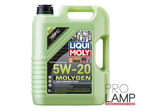 LIQUI MOLY Molygen New Generation 5W-20 — НС-синтетическое моторное масло 5 л.