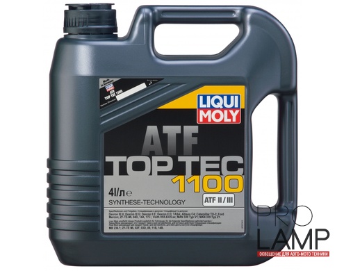 LIQUI MOLY Top Tec ATF 1100 — НС-синтетическое трансмиссионное масло для АКПП 4 л.