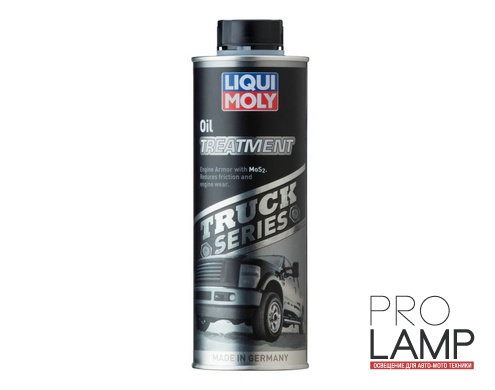 LIQUI MOLY Truck Series Oil Treatment - Антифрикционная присадка с дисульфидом молибдена в моторное масло для тяжелых внедорожников и пикапов 0,5л