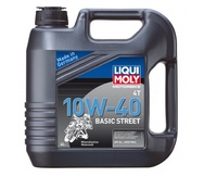 LIQUI MOLY Motorbike 4T Basic Street 10W-40 — Минеральное моторное масло для 4-тактных мотоциклов 4 л.
