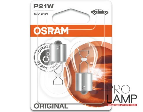 Галогеновые лампы Osram Original Line P21W - 7506-02B