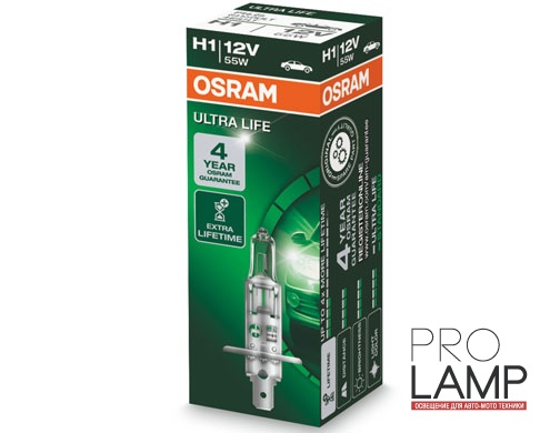 Галогеновые лампы Osram Ultra Life H1 - 64150ULT